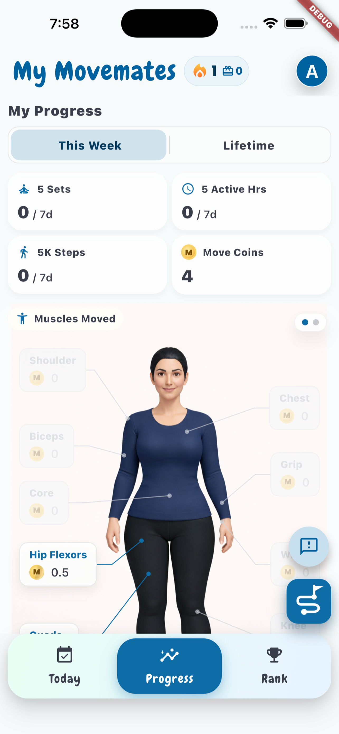 Progress preview